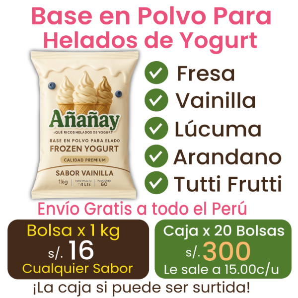 Base para helados de yogurt
