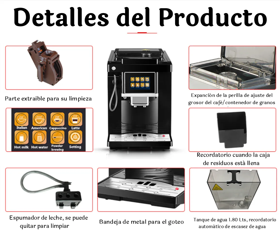 detalles del producto Cafetera CLT- Q007